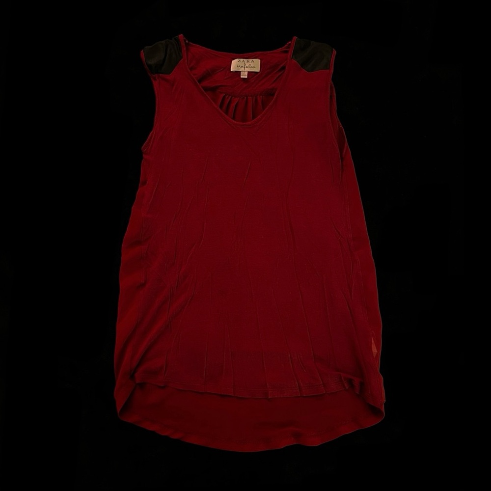 Chico's Red Sleeveless Top